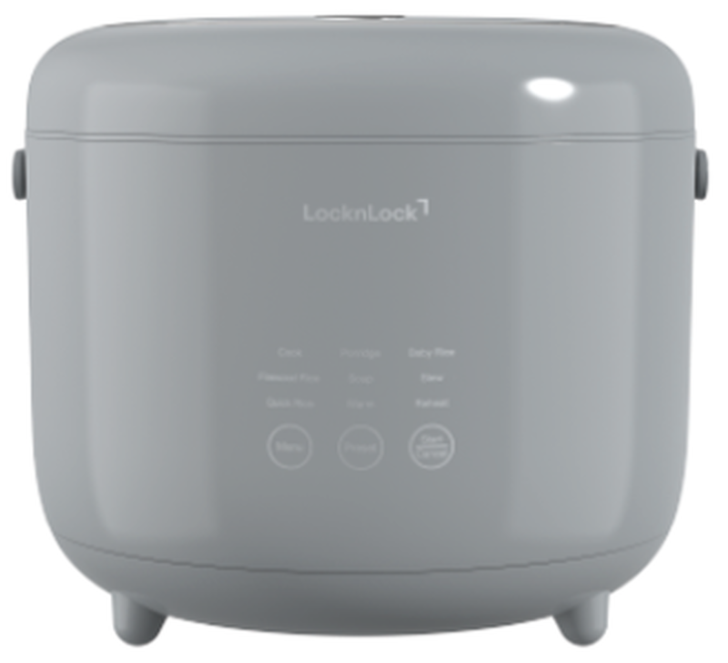 EJR48200GRY- Nồi cơm điện LocknLock Digital rice cooker 220V, 50Hz, 900W, 1.8L -M&agrave;u x&aacute;m., , large image number null